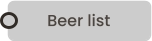 Beer list