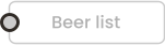 Beer list